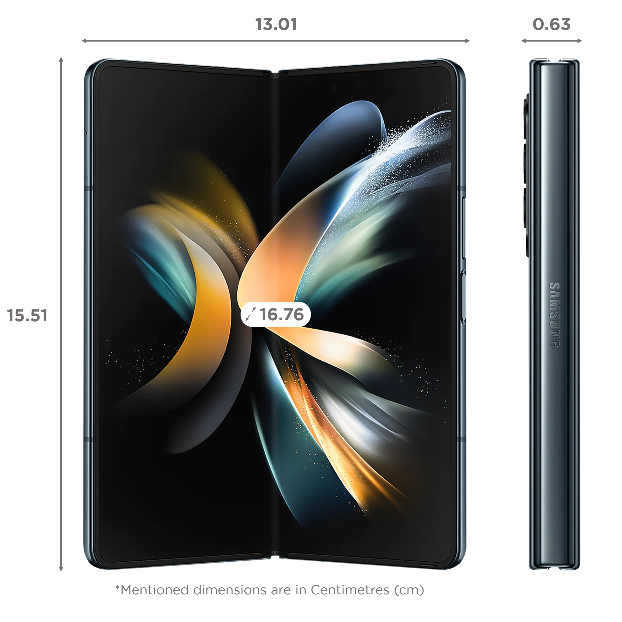 Buy SAMSUNG Galaxy Z Fold4 5G (12GB RAM, 512GB, Gray Green) Online